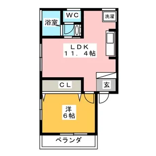 コーポ日光【2階】の間取り