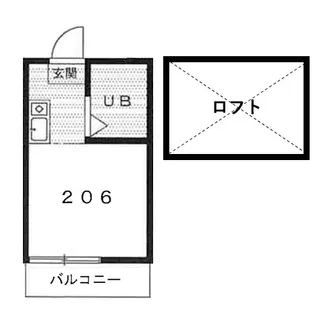 プリンセスコート代沢【2階】の間取り