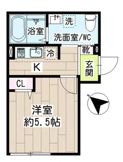 NERO南林間【1階】の間取り