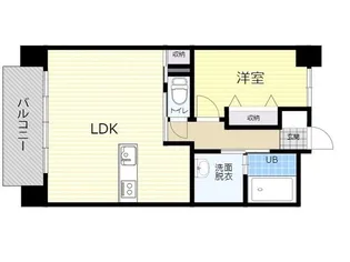 大分駅南Rマンション暁【5階】の間取り