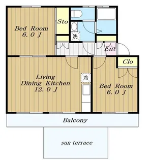 ドミールさがみ野I【1階】の間取り