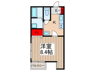 プレシャス浦和【2階】の間取り