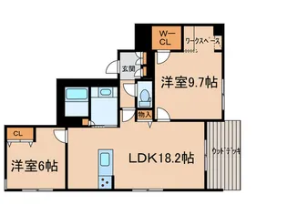 アーベントメーア【1階】の間取り