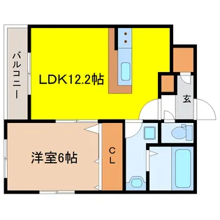 マノワールエスト【2階】の間取り