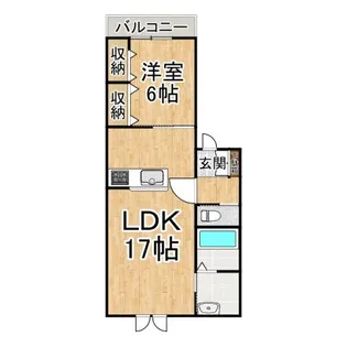 fabulous【2階】の間取り