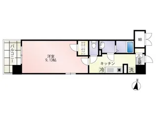 第31友建ビル【6階】の間取り