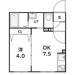 ラフィーネ西町【3階】の間取り