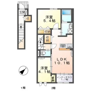 槙の家【2階】の間取り