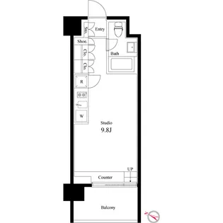 イプセ学芸大学【5階】の間取り