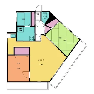 ベルトピア松戸第6マンション【3階】の間取り