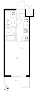 ルーブル北新宿【2階】の間取り