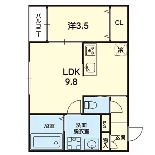 ステラ大津駅前【2階】の間取り