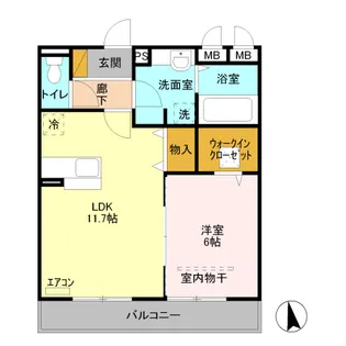 パーチェ【3階】の間取り