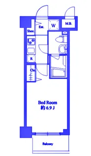 ドゥーエ新川崎【2階】の間取り