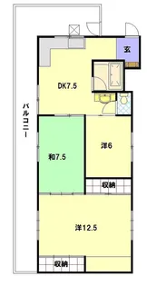 プリーズミカド【7階】の間取り