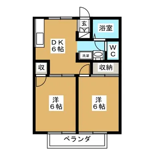 りんご館【1階】の間取り