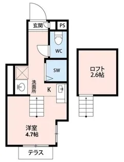イルヴィアーレ天王坂ノース【1階】の間取り