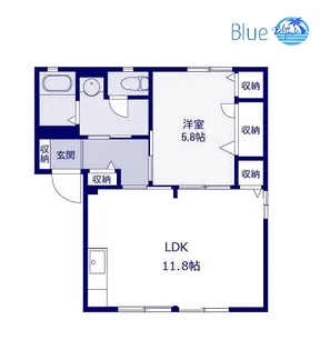 アムールコウ B【1階】の間取り