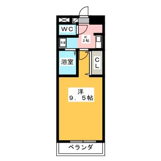 A・City中島東【4階】の間取り