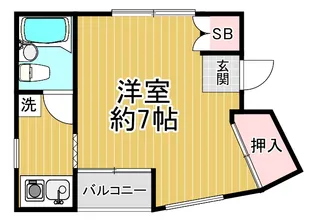 レジデンス武庫之荘【4階】の間取り