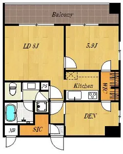 ディグニータ【5階】の間取り