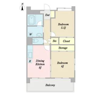 グラン・デ・ふじみ野【4階】の間取り