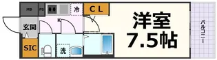 ディアレイシャス名古屋太閤通IV【2階】の間取り
