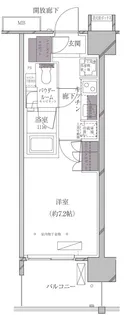Aーstandard芝浦【8階】の間取り