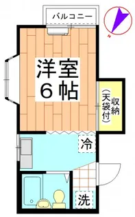 織本コーポ【2階】の間取り