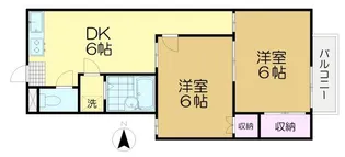 カーサピイノ【2階】の間取り