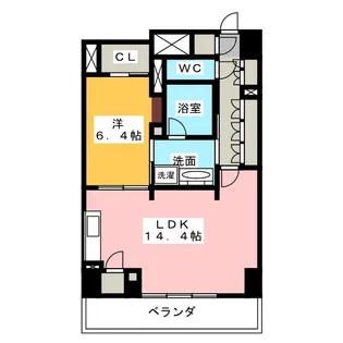 パークアクシス名駅南グランデ【11階】の間取り
