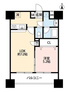 フォーエス新町※【5階】の間取り