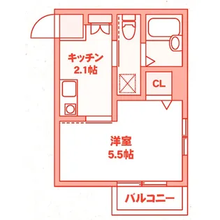 ホワイトファン【1階】の間取り