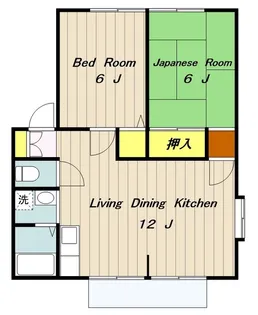 リバーサイドイトウ2【1階】の間取り
