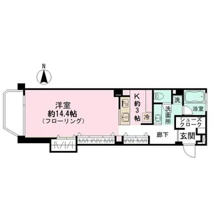 パレスマンション【2階】の間取り