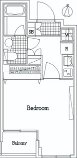 ザ・レジデンス・オブ・トーキョーH20 サウスタワー【2階】の間取り