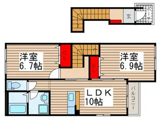 ブランピア【2階】の間取り