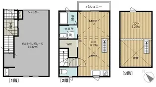ウェルベース北本【2階】の間取り