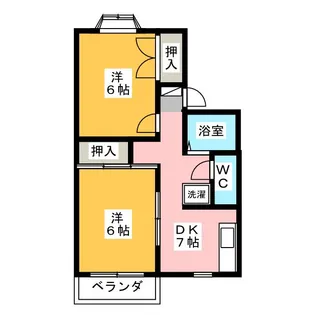 アメニティハイツ笠懸【2階】の間取り