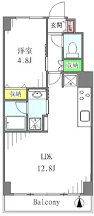 まんしょん早稲田【4階】の間取り