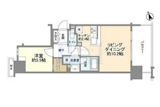 シティハウス西池袋【4階】の間取り