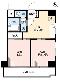エストレーヴ浅草国際通り【8階】の間取り