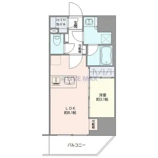 シーフォルム大宮【12階】の間取り