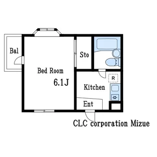 シャトル瑞江【3階】の間取り