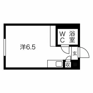 シャンボール札幌【8階】の間取り