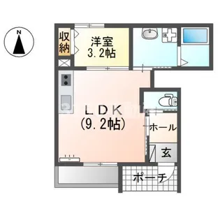 コンフォートMilty【1階】の間取り