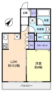 UPFIELD(アップフィールド)【3階】の間取り