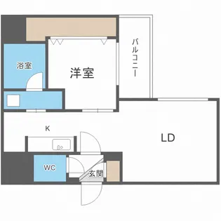 NCウイング白石【4階】の間取り