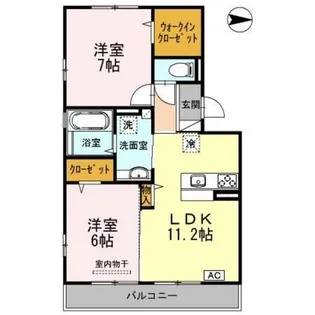 グリーンヒルズ ガーデン【3階】の間取り