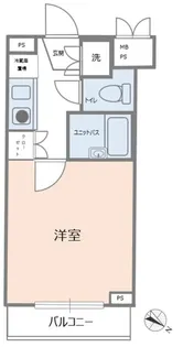 ルーブル早稲田参番館【4階】の間取り